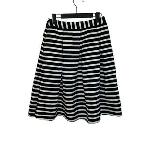 EXPRESS A LINE STRIPED SKIRT